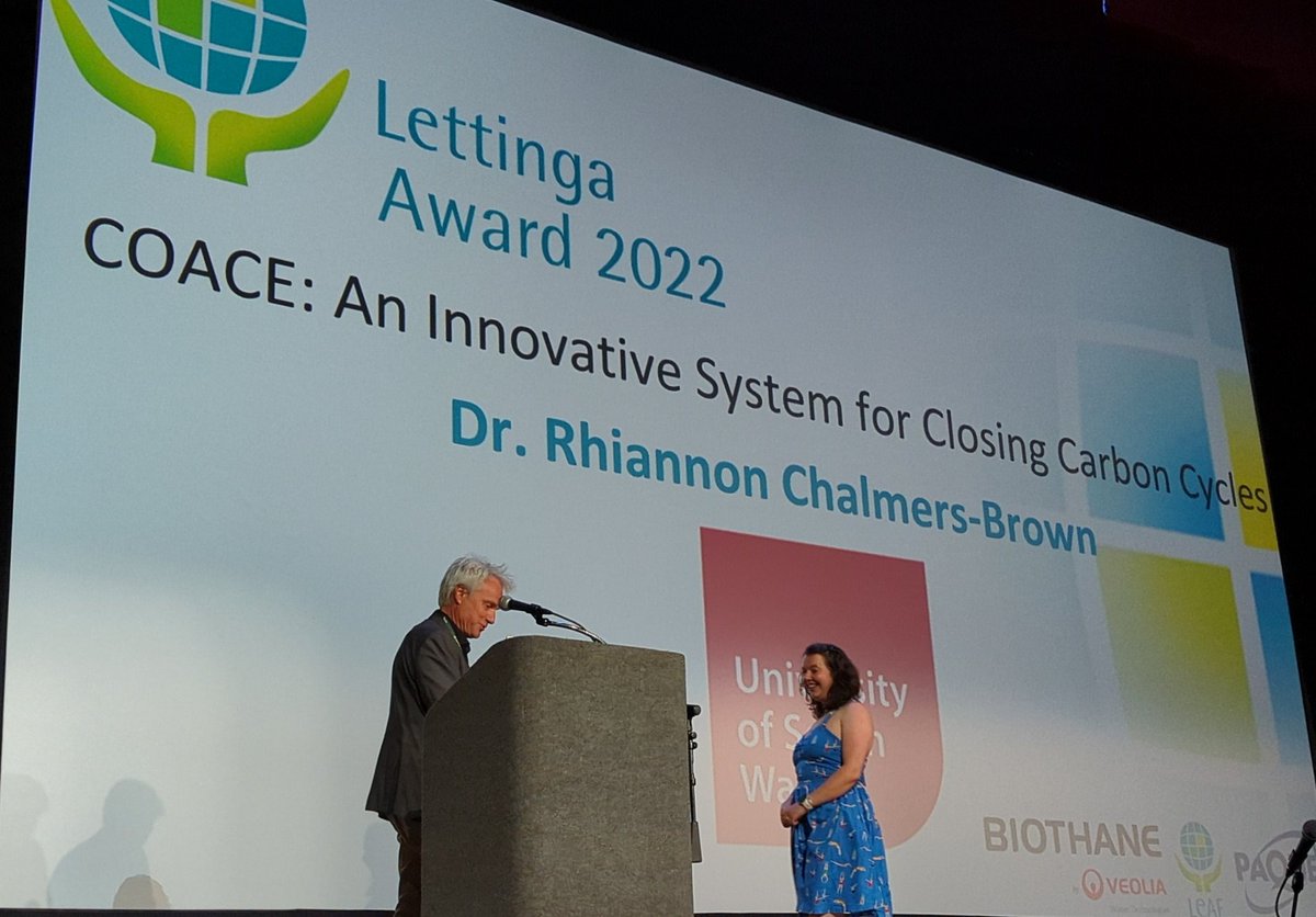 COACE has won the 2022 Lettinga Award at the 17th World Congress Conference on Anaerobic Digestion, #AD17

Read more about the partnership and process on our website
bit.ly/3O4Qh7B