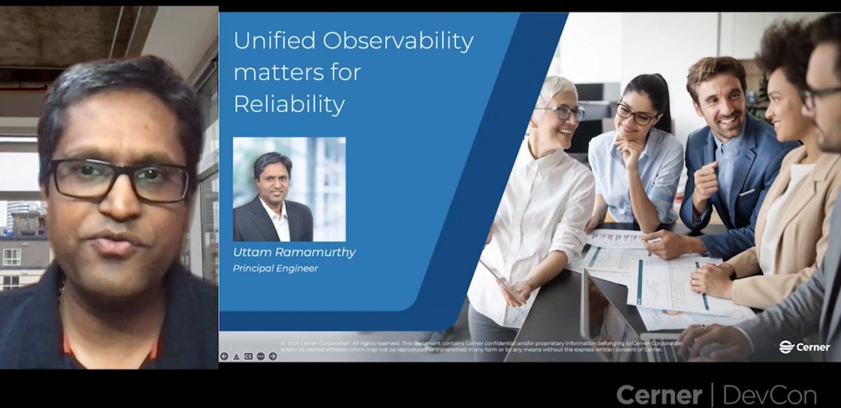 aakarsh7's tweet photo. Uttam talks about the importance of unifying the various ways we observe our platforms. End to End Observability can lead to increase reliability is the takeaway message here.

#OracleCernerDevCon https://t.co/PweVe7N87q