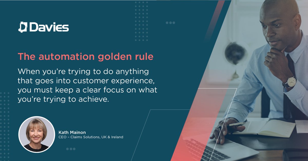 Can #claims automation improve #CX &amp; surge resilience? 

Our CEO of Claims Solutions discusses the advantages and pitfalls of #automation for #insurers in her recent interview with <a href="/InsuranceBizUK/">Insurance Business UK</a> 

Read more here - bit.ly/3uOsthr