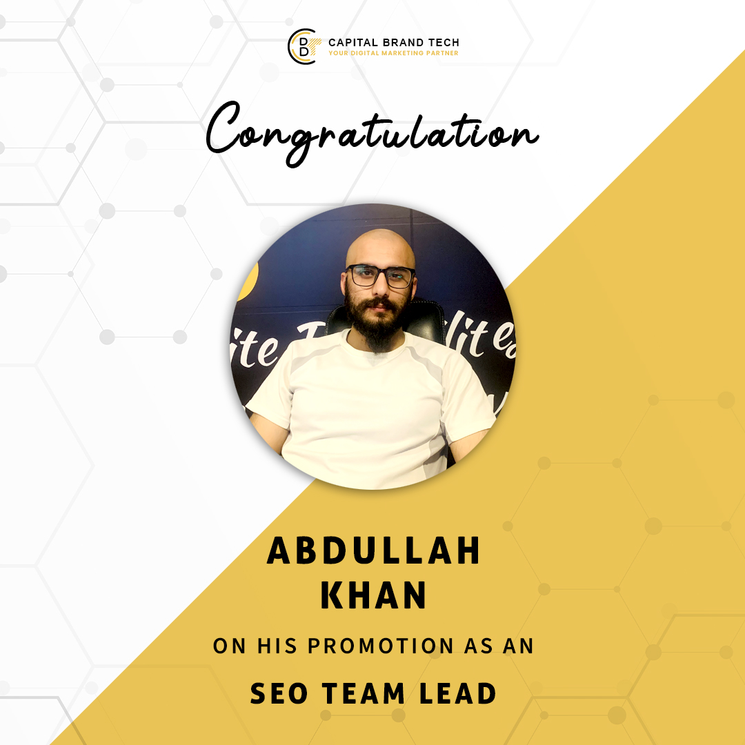 capital_brand's tweet photo. You are the epitome of #success! Wishing you the best on your new and well-deserved Promotion. 

#cbt #capitalbrandtechnologies #promotion #seo #manager #teamlead #team #seomanager #seospecialist #seoexecutive https://t.co/aZDYAVMu57