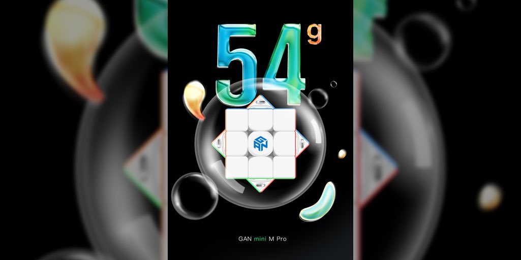 gancube's tweet photo. Ride on the "Mini" storm and master your turning.
GAN Mini M Pro, especially suitable for little cubers and OH events.
#GANCUBE #GANCUBESHOP #GANSpeedcube #GANMiniMPro #GAN354M #CubingNewAge https://t.co/Klt7wQgUg5