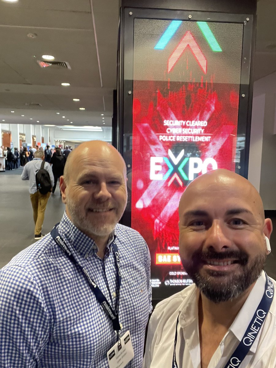 GaryCoxUK's tweet photo. At the #securitycleared expo today in Manchester. Only baldies allowed 🥚✨ https://t.co/nPcHf1Qh3K