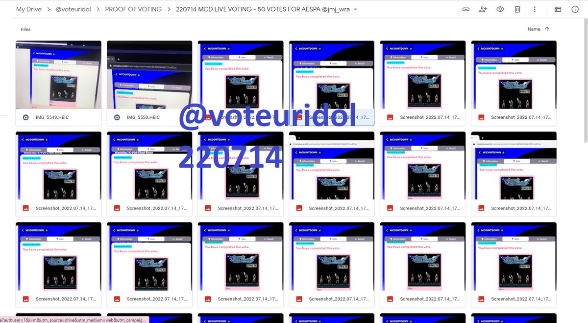 voteuridol's tweet photo. 220714 MCD LIVE VOTING 
50 VOTES FOR #aespa
Sold to @jmj_wra 

PROOF: https://t.co/z509cqYDWM 

Thank you for trusting!🤍 https://t.co/ghfHREpcYt