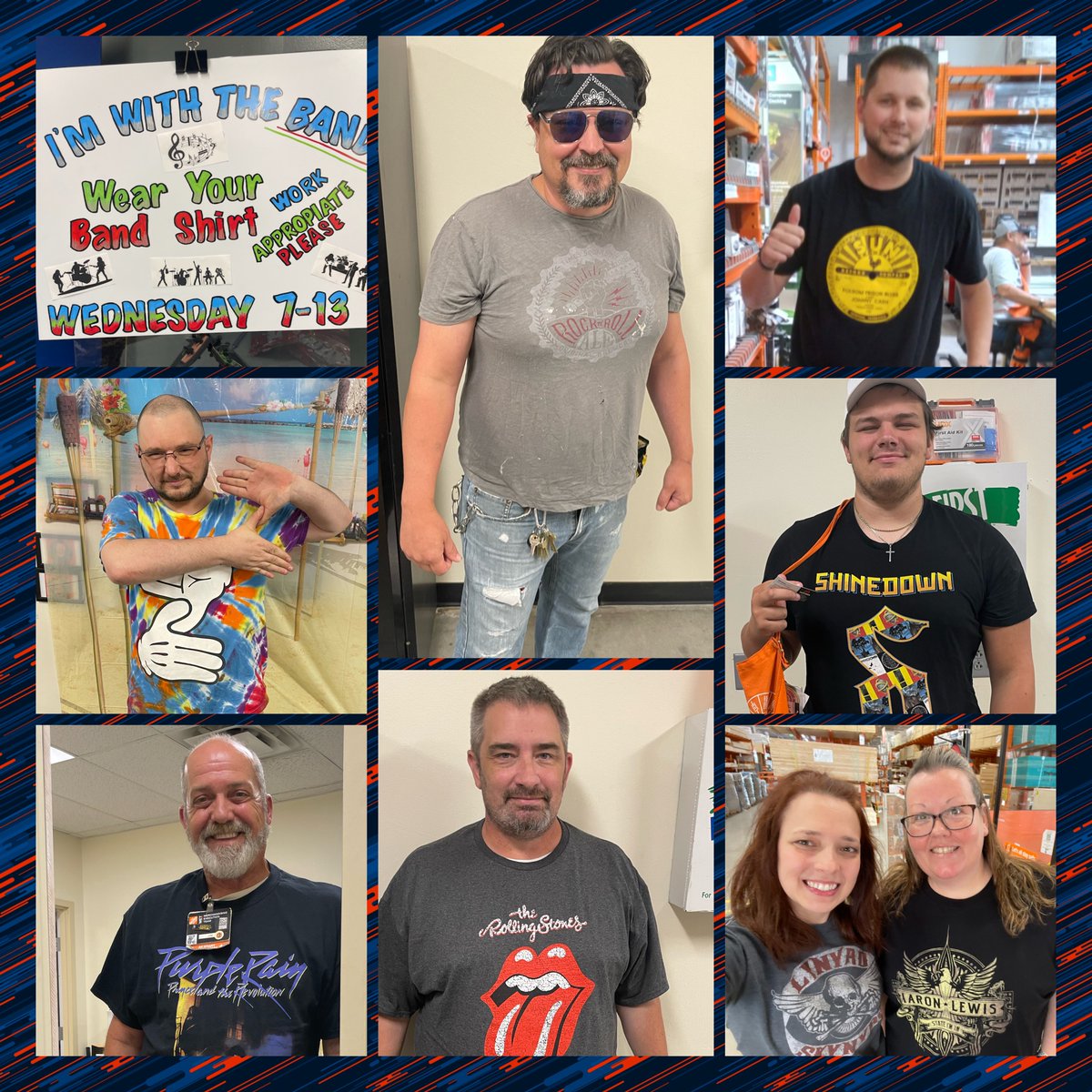 HomeDepot3027's tweet photo. V. O. yAy! at The Lake #3027.
Wednesday was “I’m With The Band”. We made up our own 3027 Ultimate Playlist complied from our individual lists.
3027 ROCKS and
Life is Good at The Lake!
 🤘🎸🎶🎺🥁🎹🎷
@TimLuca84807119 @jillcappel @QSchmutzler3027 @ToddDonaldson8 @tammiflower https://t.co/syUYMYf3A1