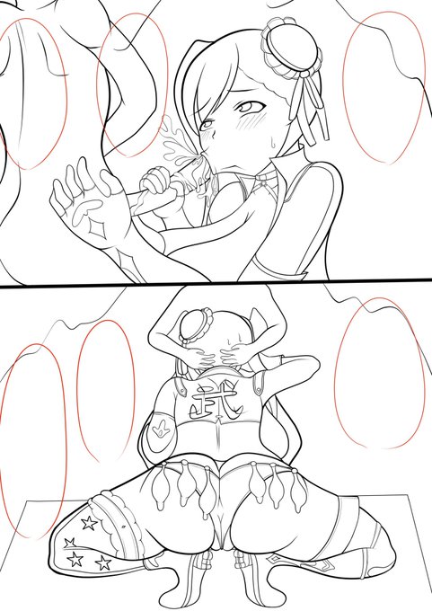 武蔵ちゃん線画…思いつきで足すから余計な作業が増える増える… 