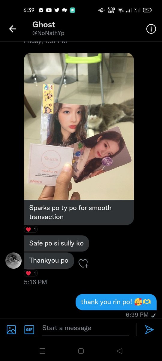 chyzleph's tweet photo. [ #chyzlefeedbacks | #chyzleproofs ]

thank you for your trusting! 🥰 https://t.co/VrVxIU419R