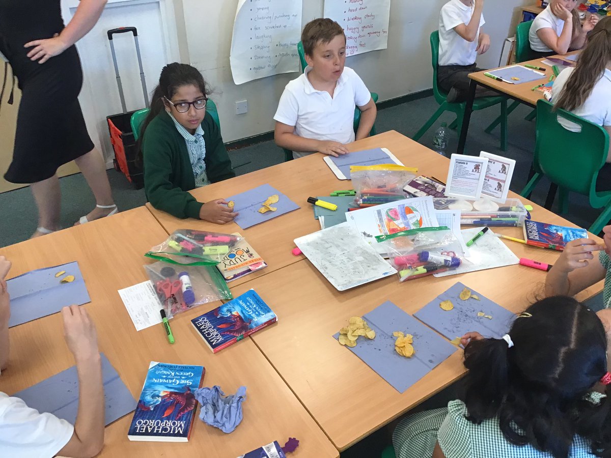 HighwoodPrim4W's tweet photo. This morning 4A are collecting data on favourite crisp types. It’s obviously very important to try each first https://t.co/HpH2DMauJo