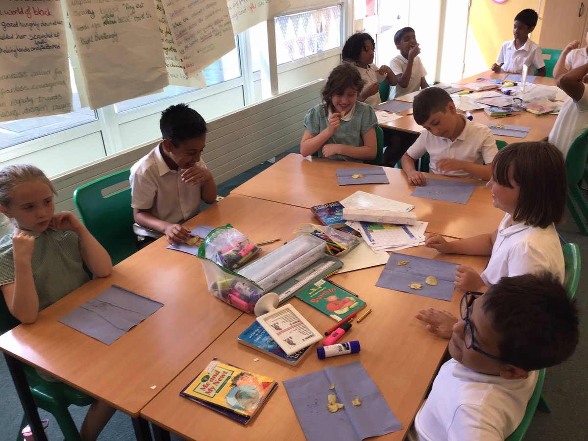 HighwoodPrim4W's tweet photo. This morning 4A are collecting data on favourite crisp types. It’s obviously very important to try each first https://t.co/HpH2DMauJo