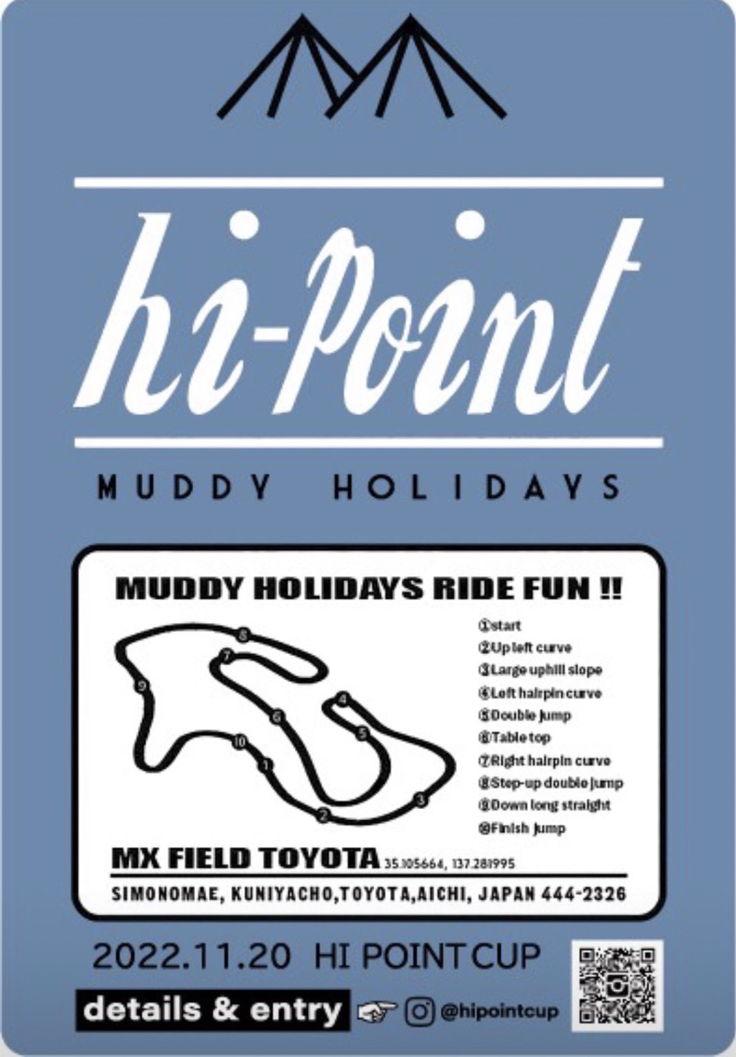 تويتر Hi Point Cup على تويتر 速報 11月日 日 開催決定です 詳細は後日発表いたします Mxfieldtoyota モトクロス Vmx 505 突き屋 市原レーシング Spookyracing Skunkracing モロコシオフローダーズ T Co 59jxb1a3fh تويتر Hi Point Cup على تويتر 速報 11月日 日 開催決定です 詳細は後日発表いたします Mxfieldtoyota モトクロス Vmx 505 突き屋 市原レーシング Spookyracing Skunkracing モロコシオフローダーズ T Co 59jxb1a3fh