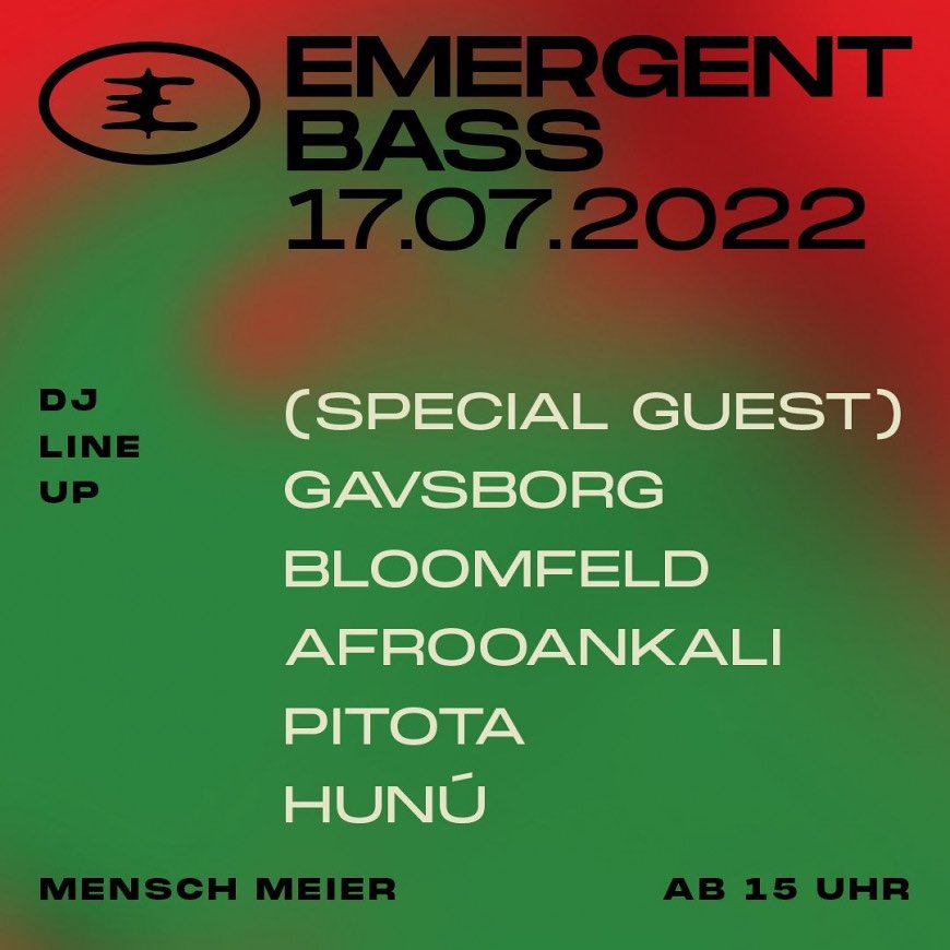 Hello ihr lieben! Dieses Wochenende noch nichts vor? ok gut, weil im MM gehts ab 🙃 hier die hard facts:

Freitag —> Juicy 🧃
Samstag —> ZusaMMen 🧑🏼‍❤️‍🧑🏾 &amp; danach ALLEIN🙋🏻
Sonntag —> Emergent Bass 💚❤️