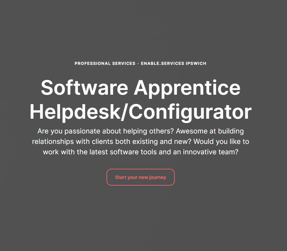 EnableMike's tweet photo. Are you or someone you know interested in an IT-based #Apprenticeship in the Ipswich/Suffolk area?
Looking for a new #CareerOpportunity?
Why not #ApplyNow 

https://t.co/Xqm6u646IP https://t.co/naI1F8p8up