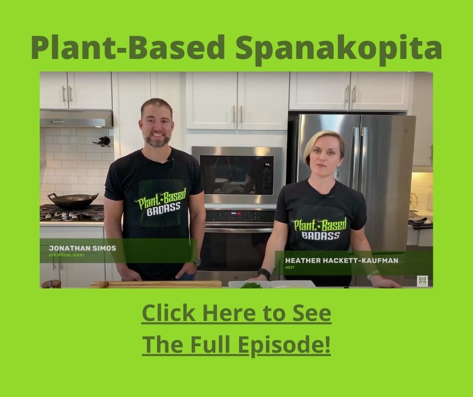 OptamizApp's tweet photo. This Spanakopita is flat out delicious! Johnathan Simos from Greek Triangles visits Heather on Optamiz Cooking to show us his plant-based version of this classic Greek meal. https://t.co/XSqMoo1IGU