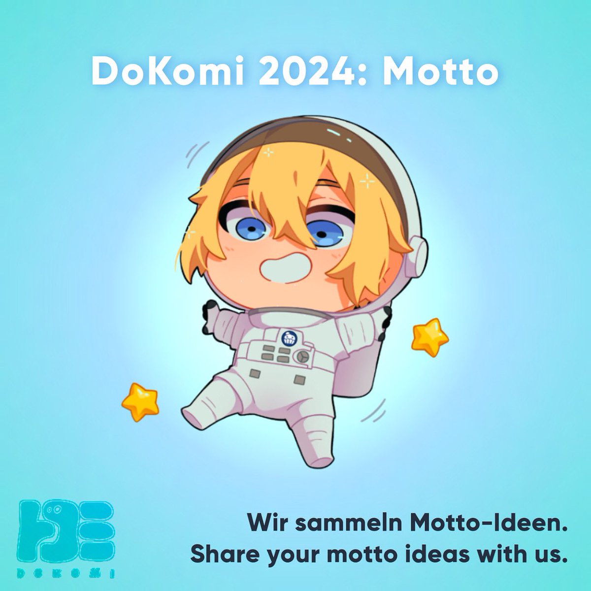 DoKomi's tweet photo. We are collecting theme ideas for #DoKomi2024 🎉

Share your ideas with us in the comments 💬

Contests, ticket designs, program booklet &amp; more will involve the motto.

We look forward to your suggestions:D

[ Maxi Galaxy artwork by @KukkiKami ❤️] https://t.co/xhjGkdEfB9