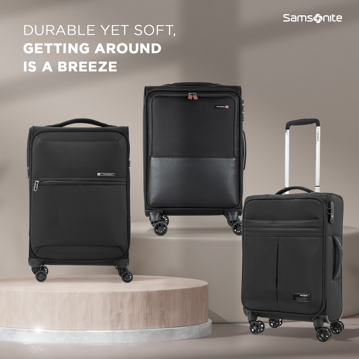 SamsoniteIndia's tweet photo. Durable yet soft, getting around is a breeze with Samsonite Softside Luggage.
Click on the link to shop -https://t.co/JUgaPo5XYb
#Samsonite #Innovation #Luggage #Samsonite #MySamsonite #Innovation #LuxuryTravel #Travel #TravelWithSamsonite #SoftsideLuggage https://t.co/pMk0wJJgyA