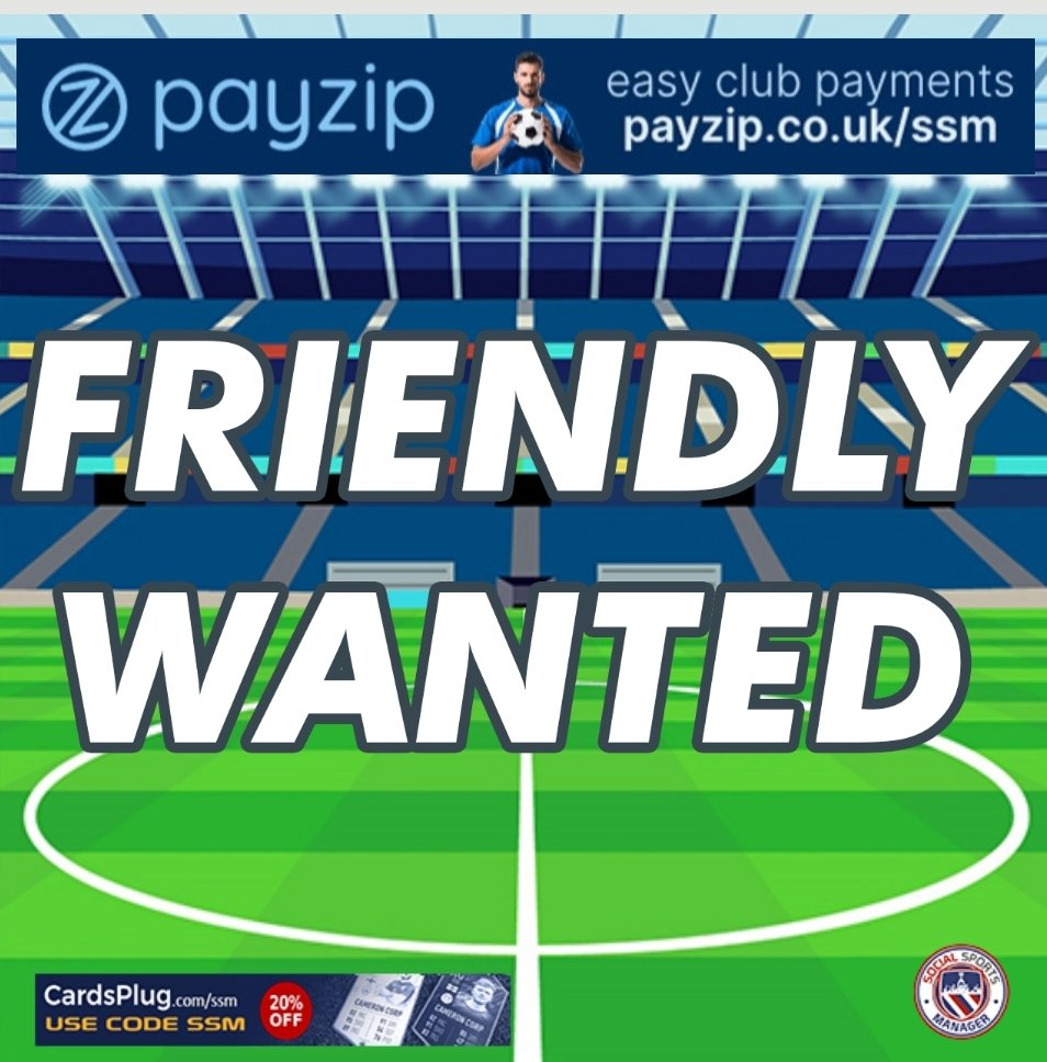 Hertford Heath 1st team (HSCL Prem Div) have a pre season friendly slot come available on Thursday 21st July 7pm KO. Pitch and ref are both booked. Contact Matt on 07583 745855 for more details.