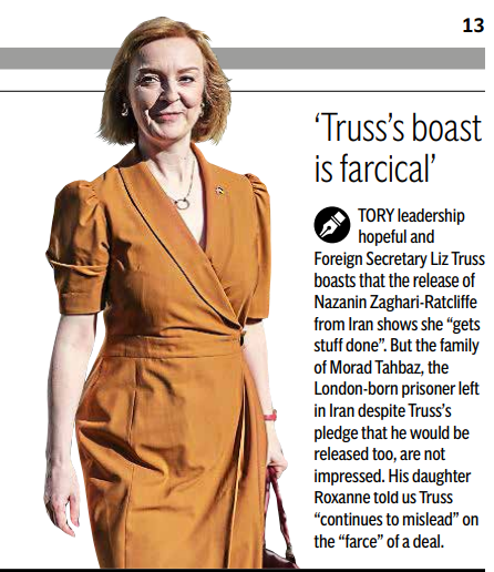 Truss criticised for farcical deal

standard.co.uk/news/londoners…