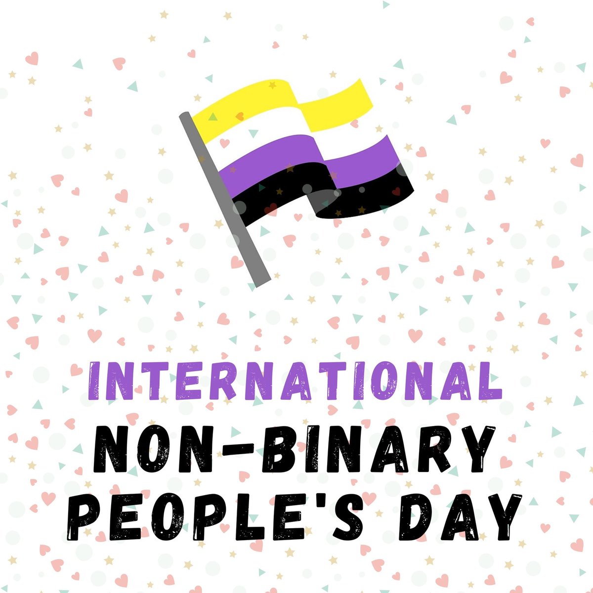 Happy #internationalnonbinaryday 🧡 

Remember that Non-Binary people can look and dress however the hell they want to and are totally valid no matter how they express themselves!

Be proud, be visible, you are loved 🧡

 #nonbinary #NonBinaryAwarenessWeek #NonBinaryDay 💛🤍💜🖤