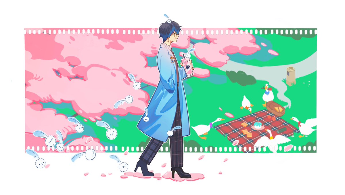 lianyetaopao's tweet photo. #Ikenography
忘记发到推特上了；v；
上个月参加生日企划手书中我画的部分paet1
手书链接🔗：https://t.co/Jij2ECVYPL https://t.co/asAlWSTjUG