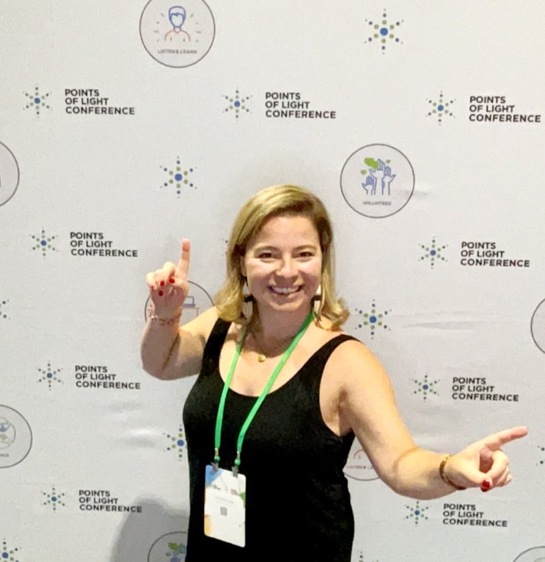 JulieBudkowski's tweet photo. Getting #inspired and excited to be hosting an idea exchange today at the @PointsofLight conference in #Orlando. @nmcfservice #nmcfs #serviceoverself https://t.co/5mdOwxAoYw