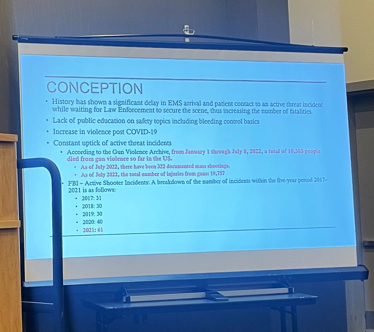 xtremetraveler's tweet photo. Matthew Ladniak &amp; Kaila Lariviere shared the steps that went into rolling out the Safe Chicago program to place Bleeding Control Kits &amp; to train everyone in their municipal workforce #NHSC2022 #Safety #PublicHealth #Prevention #DisasterPreparedness #MassCasualty @stopthebleedpro https://t.co/m2w365ptQj