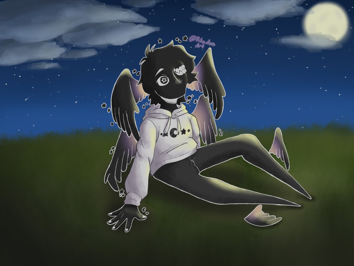 I submitted my first attack on artfight, and it‘s towards <a href="/omelettecandy/">Thelostmoongazer</a> ! 
It wouldn‘t upload on artfight for three times and then I was so reliefed when it did the forth try. 
#FANART