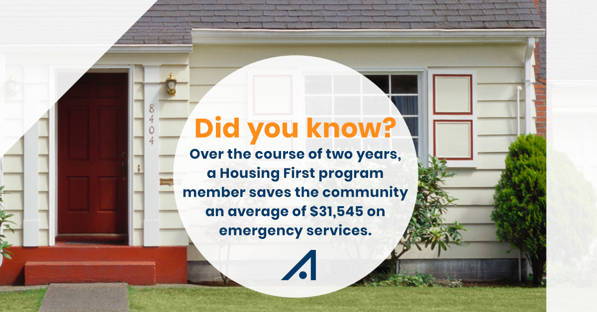 ActionCapeAnn's tweet photo. Did You Know: Over the course of two years, a Housing First program member saves the community an average of $31,545 on emergency services. 

To learn more about our Housing First program please visit https://t.co/qRzk2HHXSd 

#ActionInc #ActionCapeAnn #LiveCapeAnn https://t.co/rZK6QFXgsI