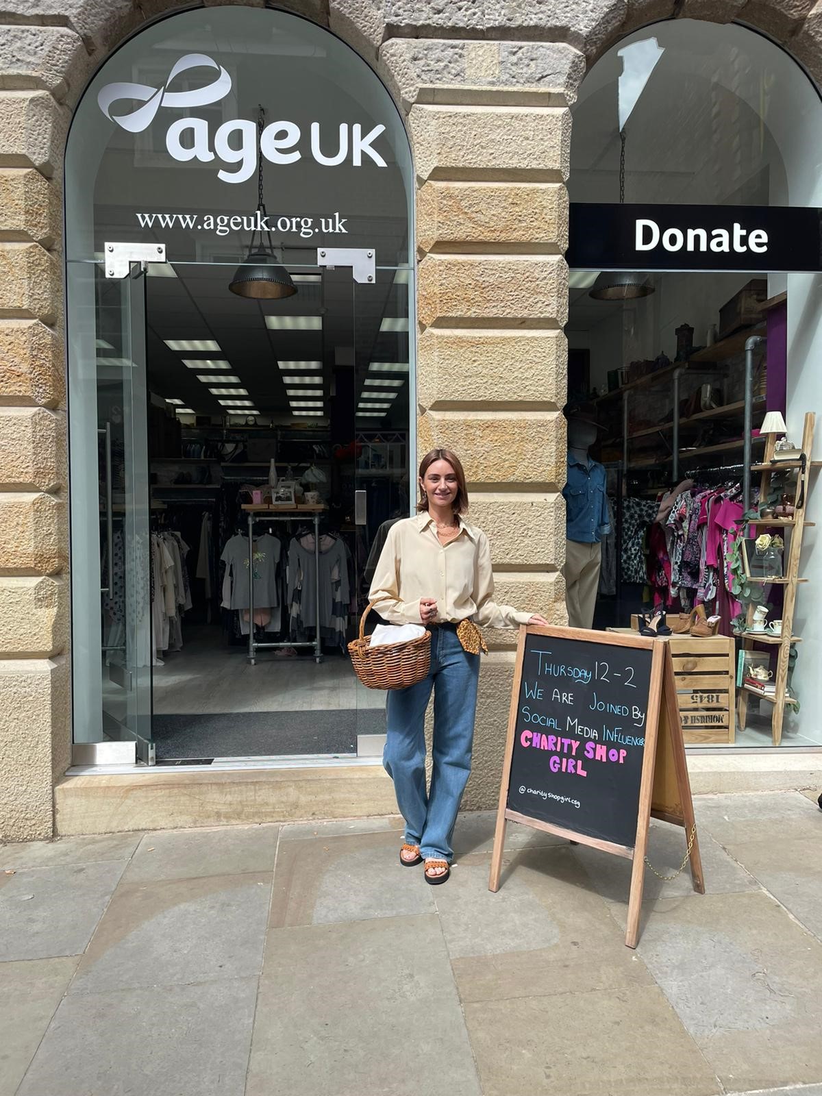 Age UK on Twitter "Thank you to Charity Shop Girl, who took over our