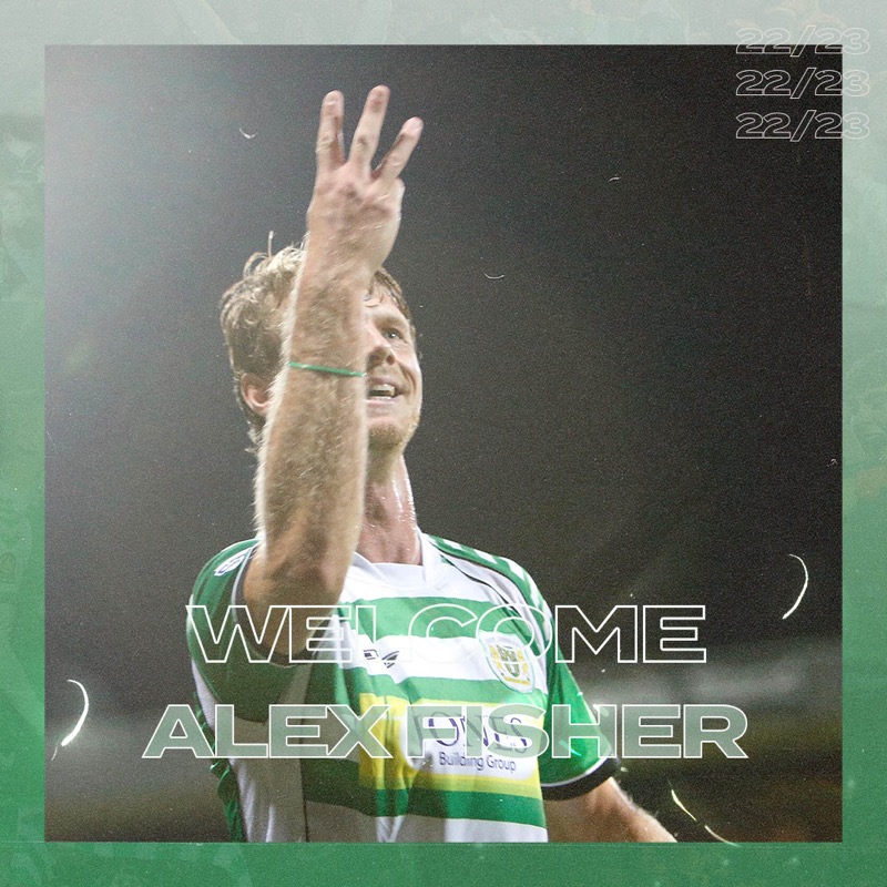 YTFC's tweet photo. ✍️ Welcome back to #YTFC, Alex Fisher.