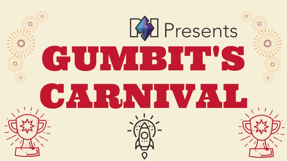 GumbitNFT (@gumbitnft) on Twitter photo The list of winners is piling up! Join the fun today at discord.gg/gumbit. It's simple, participate in the community games, giveaways and contests and win access to the Carnie #Gumbit #NFT Mint Friday 7/15 @ 4PM ET. 0.001 ETH mint price for all Carnies! 🤡 The list of winners is piling up! Join the fun today at discord.gg/gumbit. It's simple, participate in the community games, giveaways and contests and win access to the Carnie #Gumbit #NFT Mint Friday 7/15 @ 4PM ET. 0.001 ETH mint price for all Carnies! 🤡