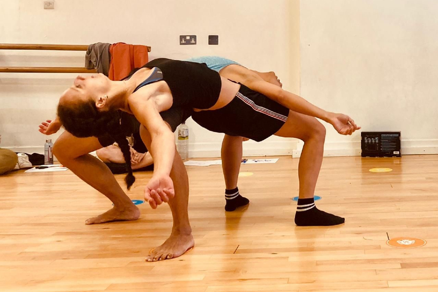 ImaginateUK's tweet photo. We've had a brilliant week of development with Accelerator artists Sam Hardie &amp; Lewis Hetherington, working on their new performance idea CREATURES. @LewHetherington @SamHardie_ @Cynthiawsc @ellen_renton  
https://t.co/Flk2kllIW2 https://t.co/LfaHOEXlgd
