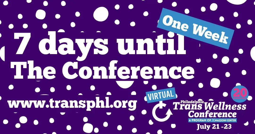 TransPHL's tweet photo. We are a week away from the conference and can not wait to share this year lineup with you. Registration link: https://t.co/8CZADofjZF
#TransPHL #PTWC2022 https://t.co/LNeLXo6L8z