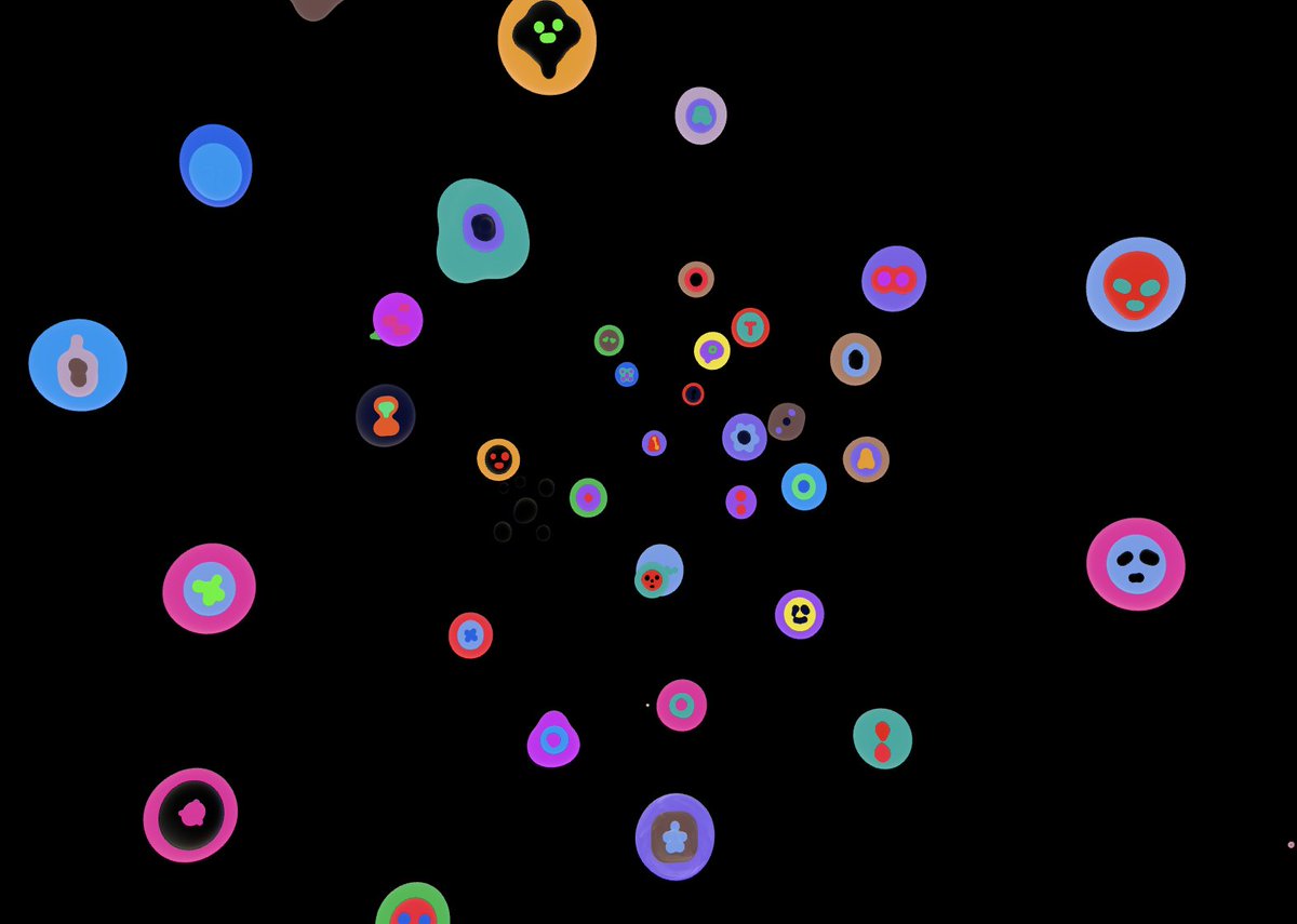 <a href="/Sia/">sia</a> <a href="/BiancaMedici69/">Bianca 'de Medici</a> <a href="/CozomoMedici/">Cozomo de’ Medici</a> When we heard about the unstoppable singer-songwriter's plans to create a mini-metaverse full of moving, laughing, singing, floating NFT beings, we assumed it would be special, but <a href="/souls_galaxy/">SOULS</a> is next level innovative audiovisual awesomeness. 

soulsgalaxy.io/explore

4/6