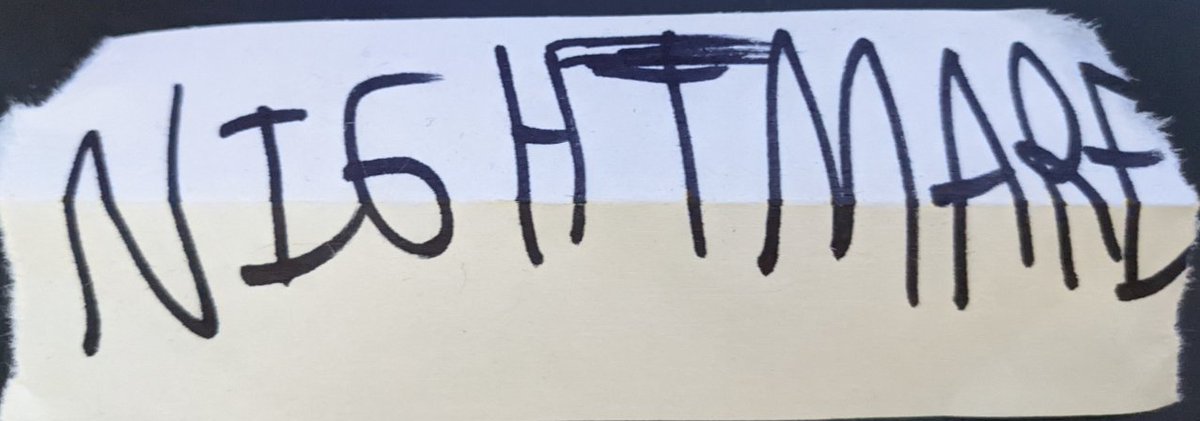 5tt43's tweet photo. strangest thing happened to me yesterday
i was walking back to my car when this maniac raced in out of nowhere and smashed into it
before i could even process what was happening he was out of the car taking pictures and screaming something
he left this piece of paper and sped off https://t.co/TyKJ9qumH3