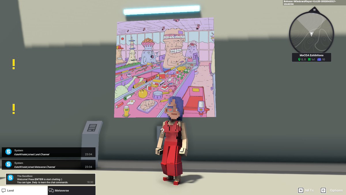 Jimmymaxy6's tweet photo. @TheSandboxGame @SuperRare I just participated in the #TheSandbox weekly contest for a chance to win 200 mSAND! I found the art piece, check out my screenshot below!
👇 https://t.co/qtFBPELGKM