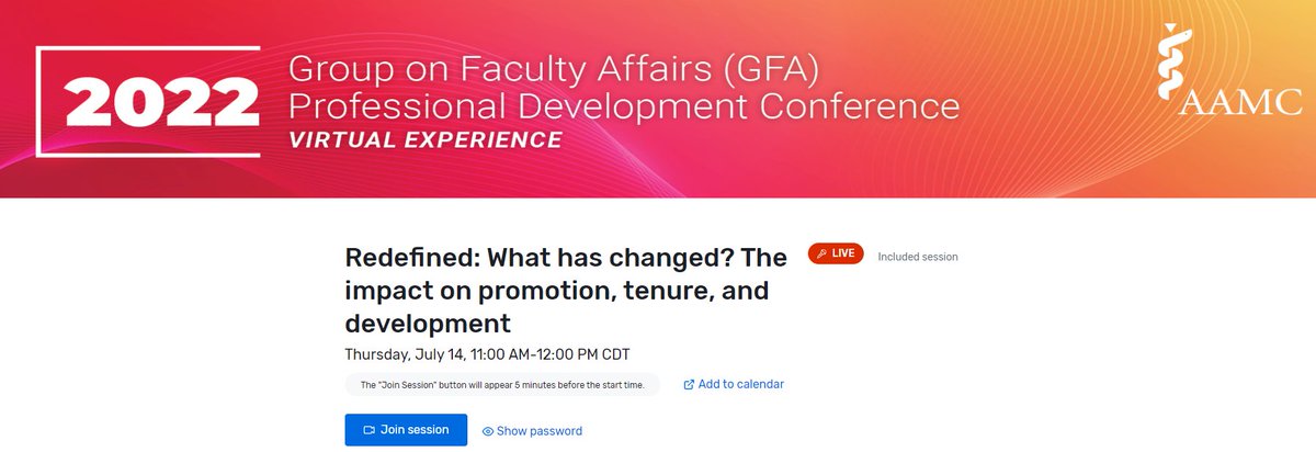 Here we go!!! Ready for another fantastic day of programming! #GFATalks #GFA22 @AAMCProfDev <a href="/AAMCtoday/">AAMC</a>