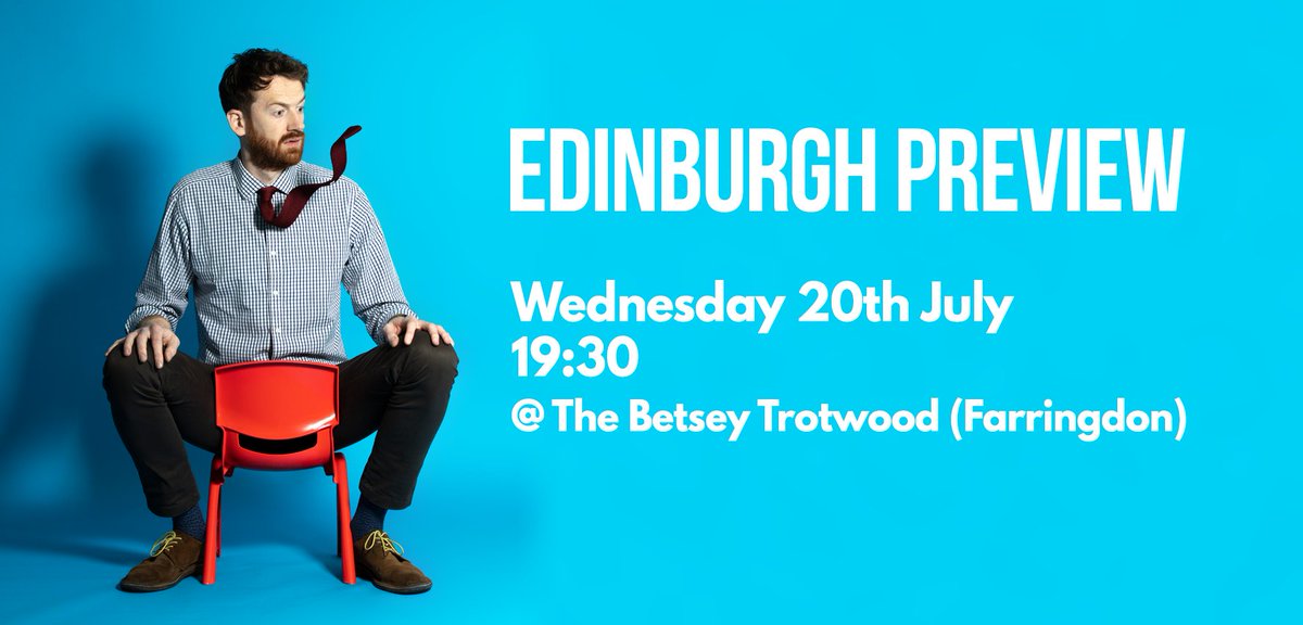 Last chance to see the show before it goes to Edinburgh!

Come along to see myself and <a href="/RajivAKaria/">Rajiv</a>, two of Uxbridge's favourite exports, peddle our wares.

FREE 🎟️ here - eventbrite.co.uk/e/rajiv-karia-…