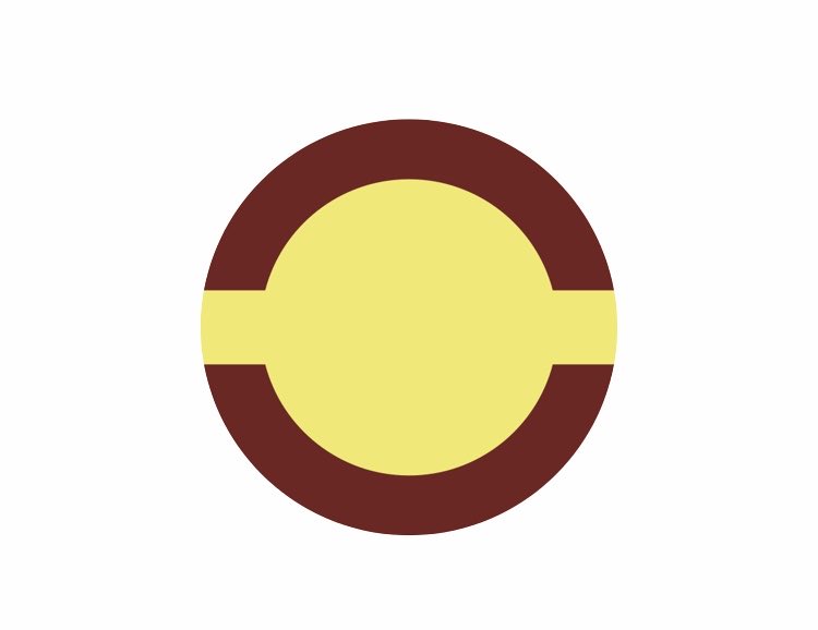 This is the symbol of the open circle fleet, a naval armada Obi-Wan and Anakin commanded during the clone war. One arc represents Obi-Wan, and the other represents Anakin. It symbolizes that even though they were two independent halves, together they formed a single entity