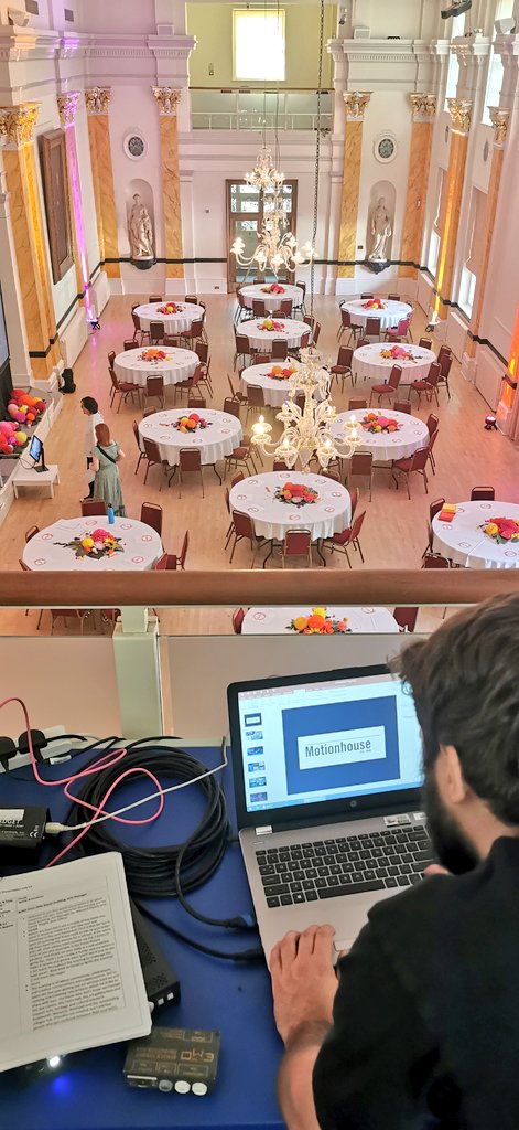 JBranson_'s tweet photo. Wowsers. Nice work @CaroleWdc and @Warwick_DC's #ArtsSection! The #RoyalPumpRooms looks stunning for tonight's #Ignite event. #CreativeSector #Arts #Heritage #Culture https://t.co/UfnaDLbiLi