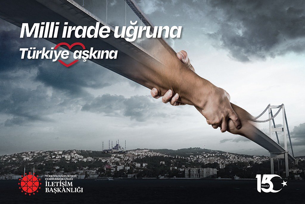 Milli İrade Uğruna, 
Türkiye Aşkına! 🇹🇷

#15Temmuz