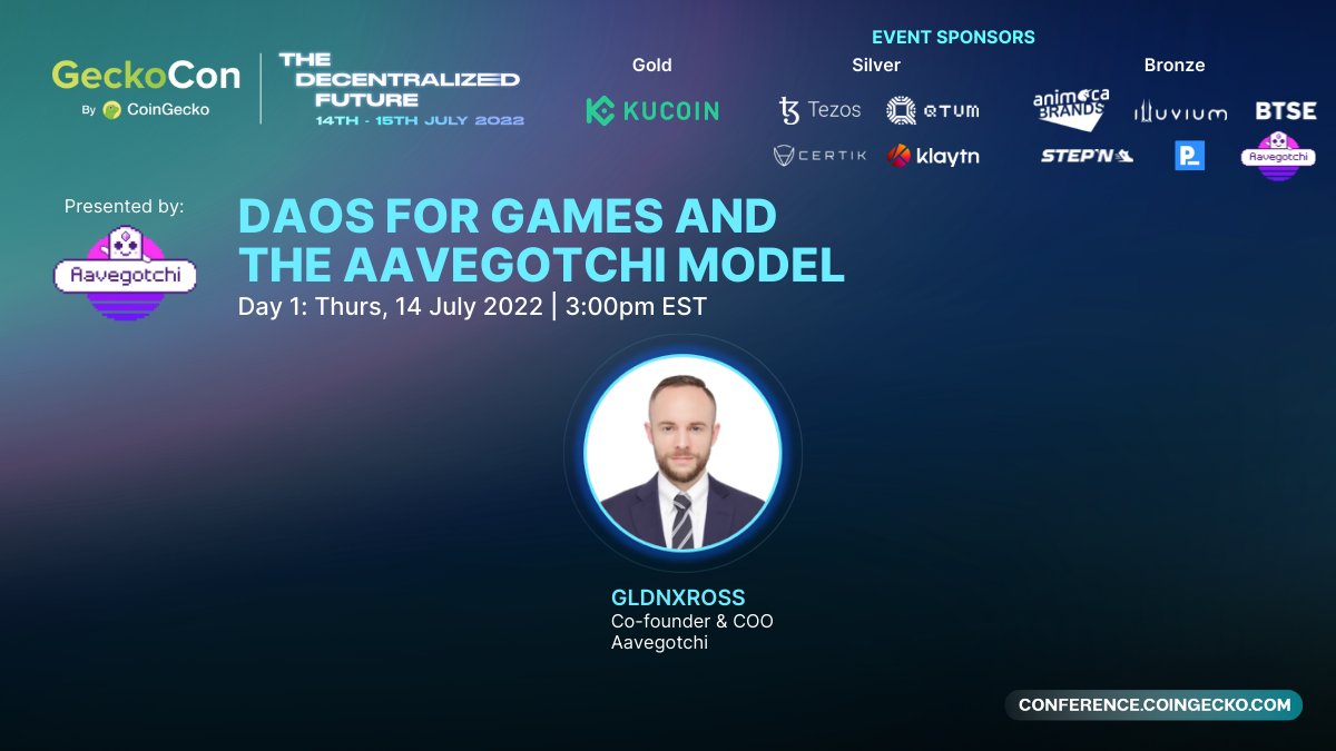 coingecko's tweet photo. 2/
Join @gldnXross as he shares his vision for collaborative game development &amp; where Web3 gaming goes next. What an amazing idea, are we talking collab between the old &amp; the new? Find out what that means for us gamers! https://t.co/bUS8SOuEjw