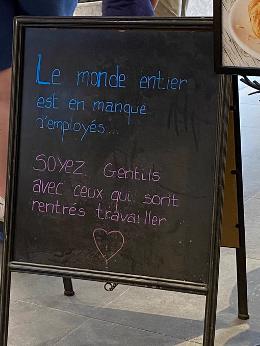 Vu dans une boutique de Première Moisson à Montréal ce 14 juillet.