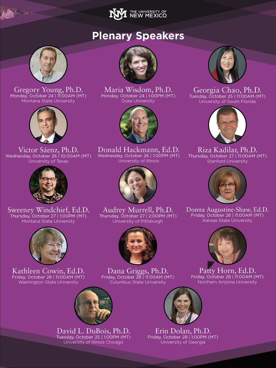 We are pleased to #announce that Dr. David L. Dubois will join us for the 15th Annual Mentoring #Conference! Explore all of our speakers' topics here mentor.unm.edu/conference/spe…

#mentoring #coaching #leadership #development