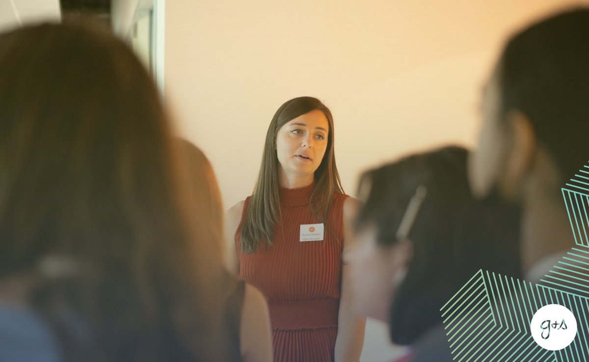 gs_comms's tweet photo. In June, our Raleigh office welcomed SHELA high school students from across the country who visited for a sneak peek into the diverse mix of career opportunities in business communications. @eloncomm @EWScrippsCo #WeAreGS #GSinAction https://t.co/bKqaY6gIn9