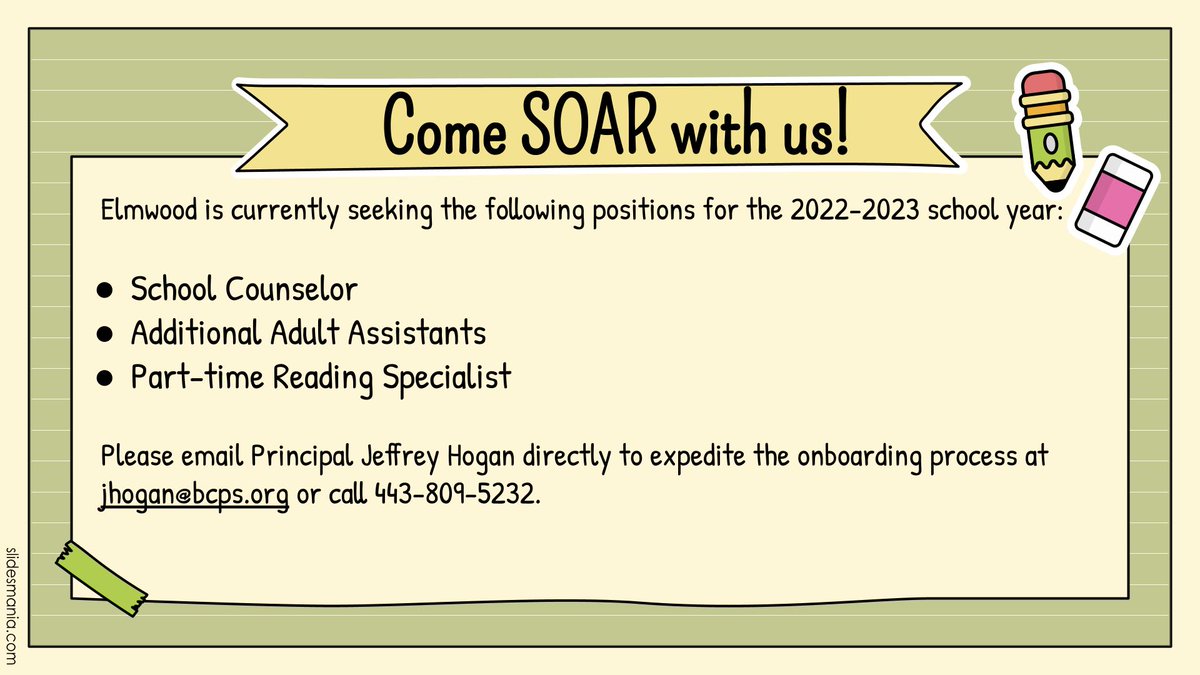 Please spread the word! <a href="/elmwoodes/">Elmwood Elementary - A Community School</a>