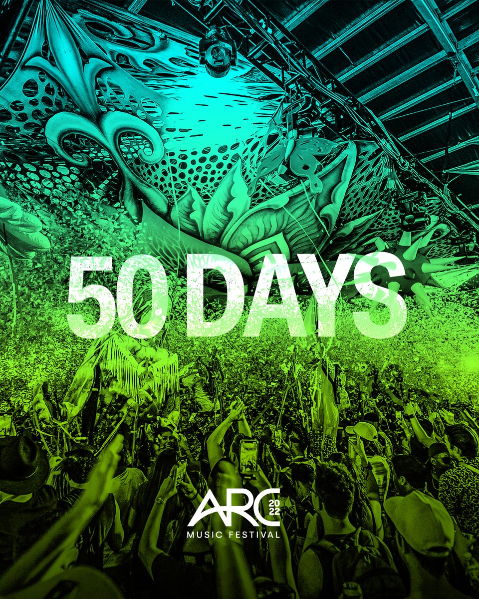 ▬ 50 DAYS ▬
Less than 2 months until we all converge onto Union Park for the love of house, techno, and beyond!

Get your Weekend or Single Day Pass before they hit the next tier → arc.fanlink.to/OnSaleNow