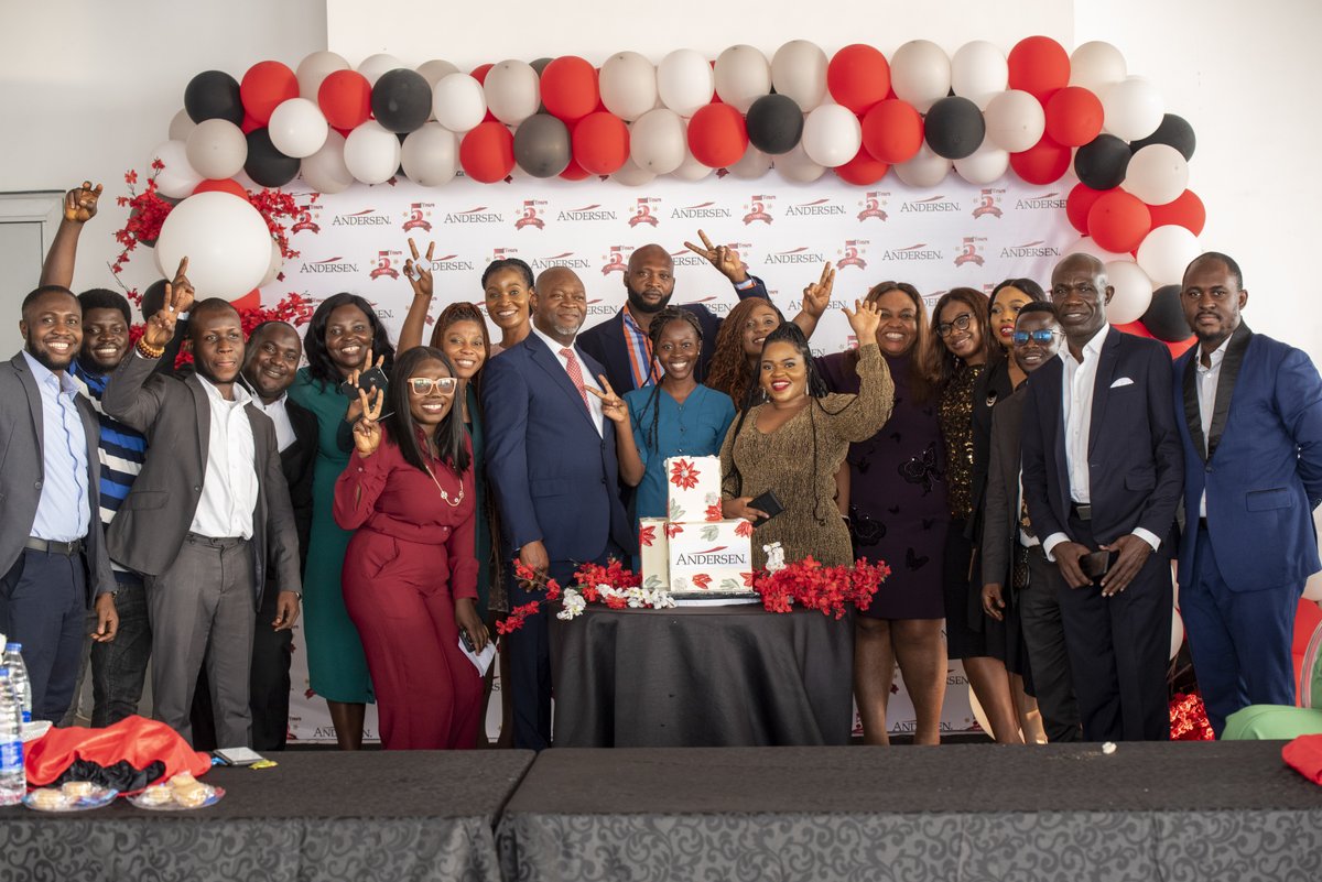 AndersenNigeria's tweet photo. #Throwback to our 5th Anniversary celebration. 

#andersennigeriais5 #5yearsanniversary #july5 #andersennigeria #andersen #andersenglobal #anniversary #celebration https://t.co/OoVMdJ1bEy