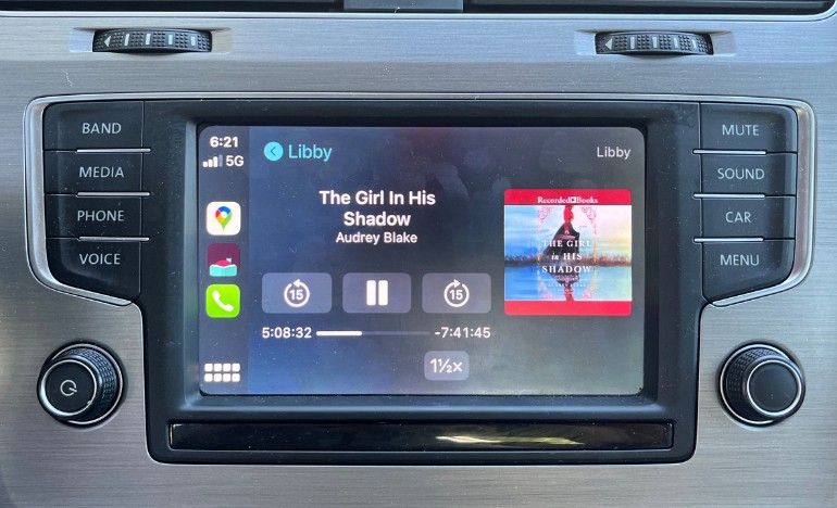 The #BigLibraryRead featured title is available in audiobook for CarPlay or Android Auto! 🚗🚗

Listen to The Girl in His Shadow by Audrey Blake while you drive from now until July 27. Use #BigLibraryRead for a chance to win a giveaway bag with bookish prizes!