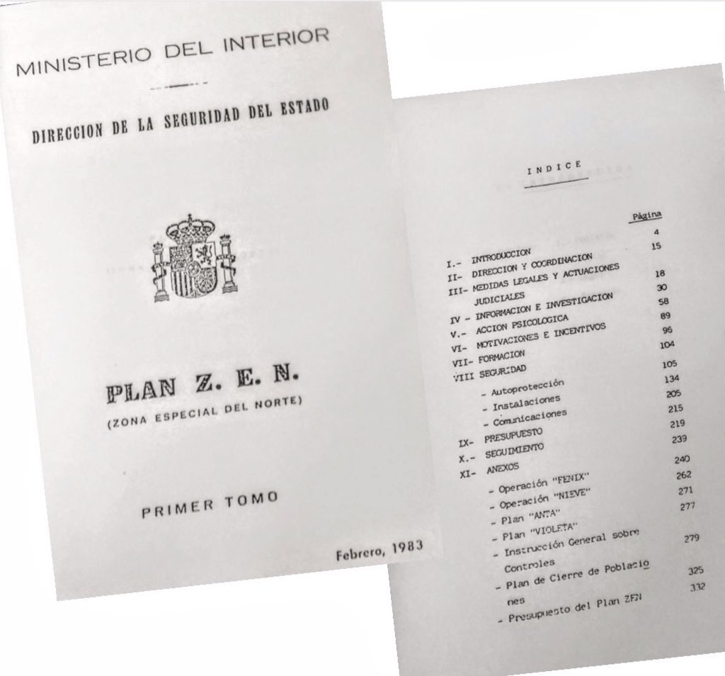 Antifaxismoa's tweet photo. Buscamos a alguien que disponga del #PlanZEN tomo I - tomo II 1983 y que quiera socializarlos, que quiera compartirlos para su conocimiento https://t.co/MtJzZiDuko