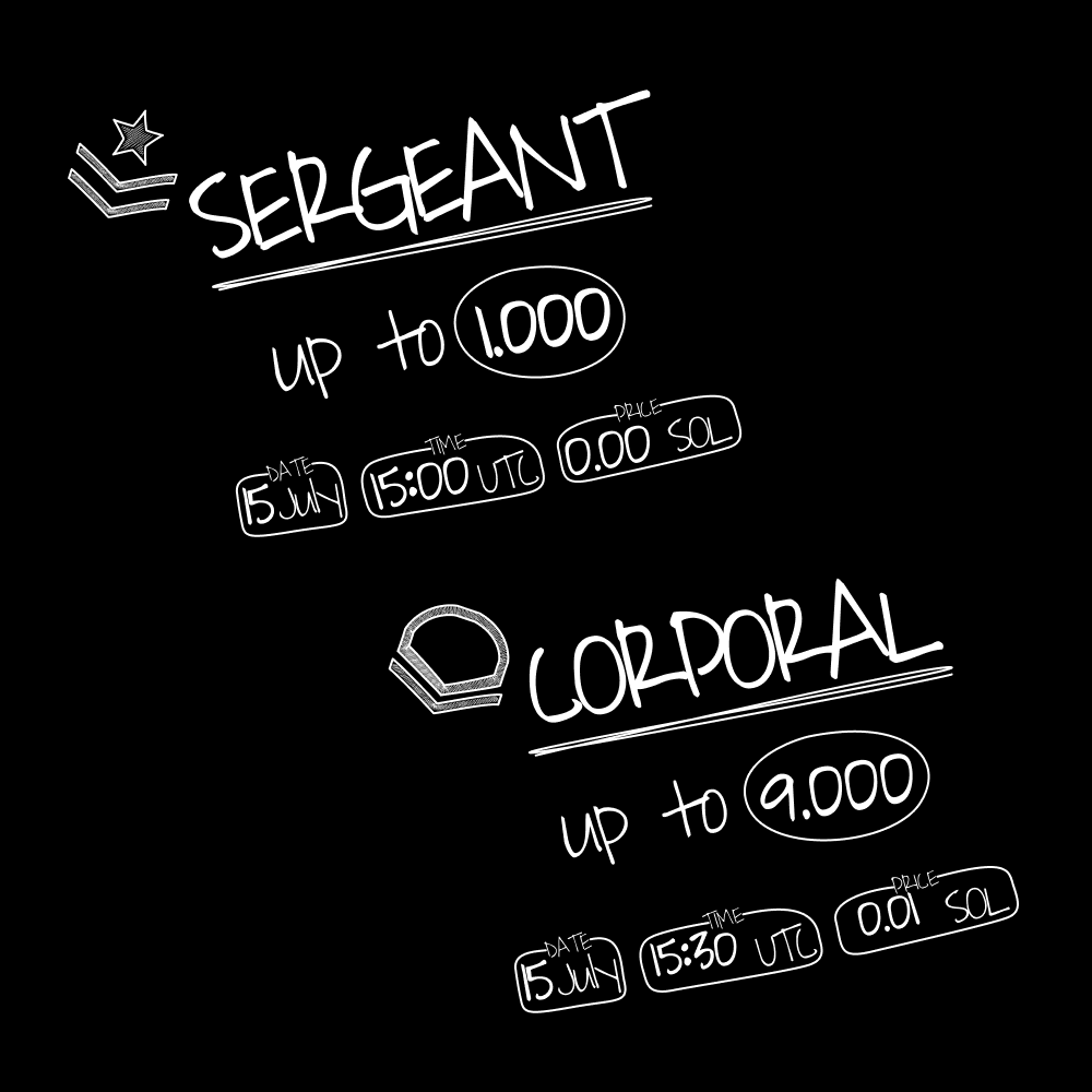 📢THE MINTING IS TOMMOROW 

⏰JULY 15th, 15:00 UTC