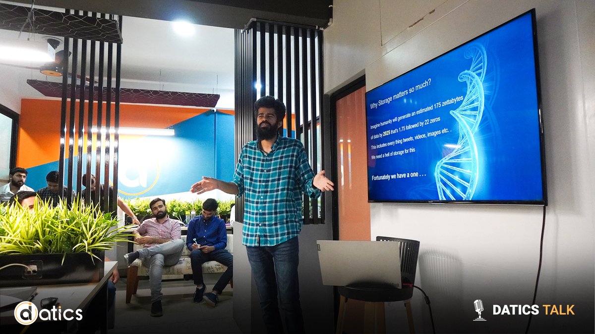 datics_ai's tweet image. WE’RE BACK WITH ANOTHER DATICS TALK 🎤🗣️ 
This session’s speakers included Moez Aslam, Zain Ul Abidin, and Rana Hamood. 💬 
At Datics we strive to learn together and look toward a more productive and prosperous future at work. 👏 
#daticstalk #personaldevelopment #datics